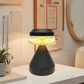 Creative bedside LED charging night lamp in black, brown, or orange with USB cable