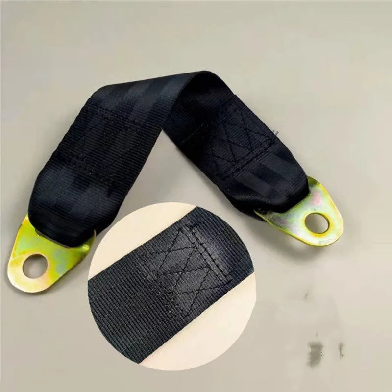 Polyester door fixing belt with screws and nuts for securing doors in position