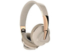 H3 wireless Bluetooth over-ear headset in black, showing earcup with controls, AUX jack, and TF card slot.