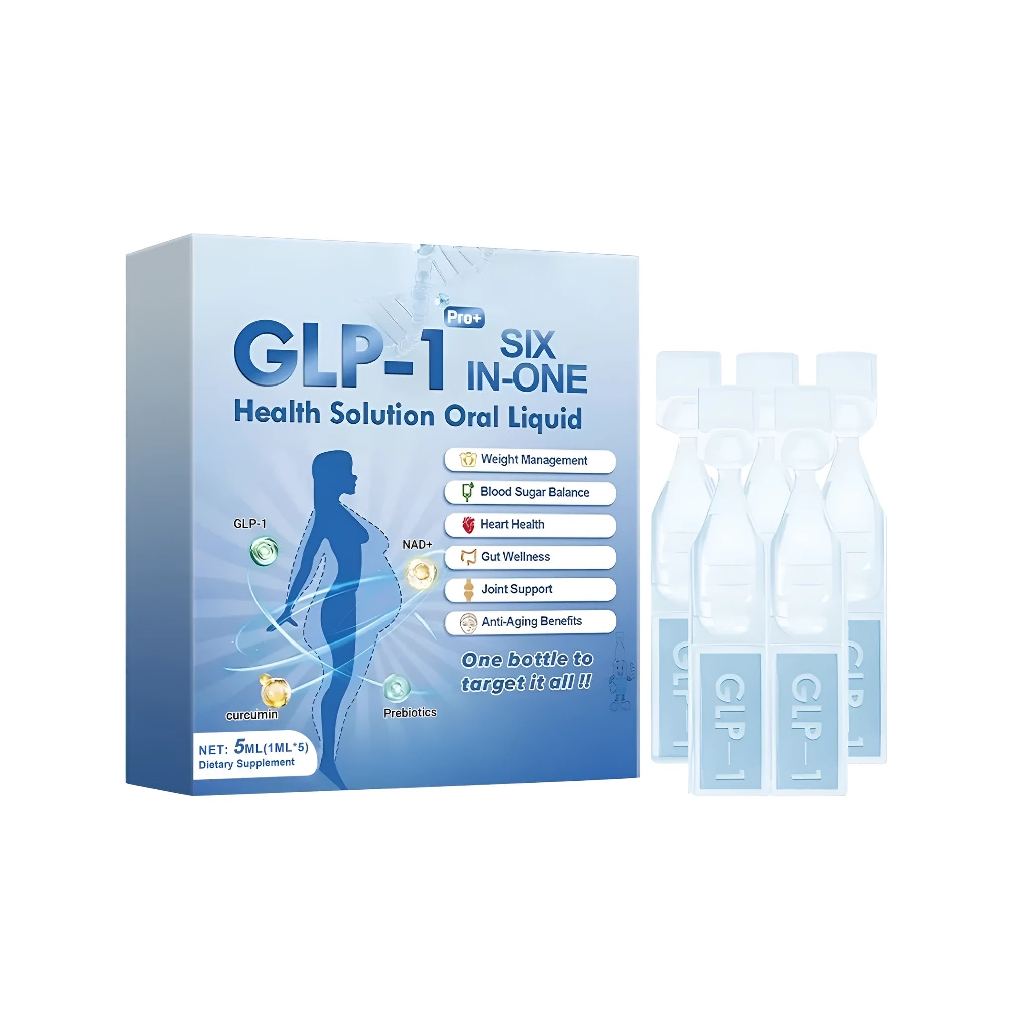 Health Solution Oral Liquid 5ml drop with apple vinegar Moringa seed and turmeric ingredients