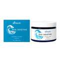 118g jar of fragrance-free barrier repair cream with mint leaves and shea butter.
