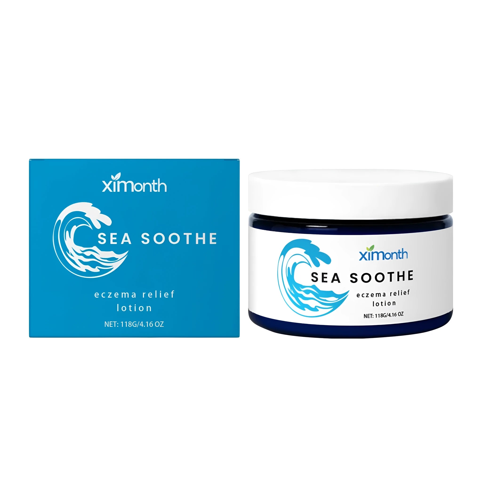 118g jar of fragrance-free barrier repair cream with mint leaves and shea butter.