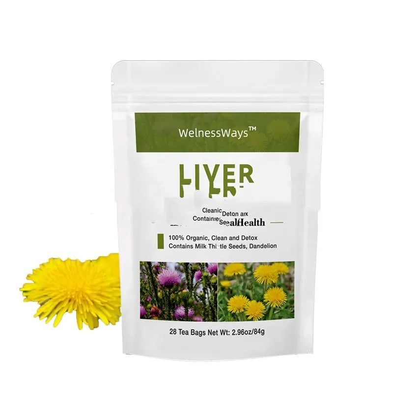 28 day herbal tea collection with 16 varieties including slimming, detox and whitening blends for women