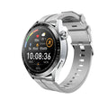 Black or silver smartwatch with 1.35-inch screen showing health stats and NFC payment icon.