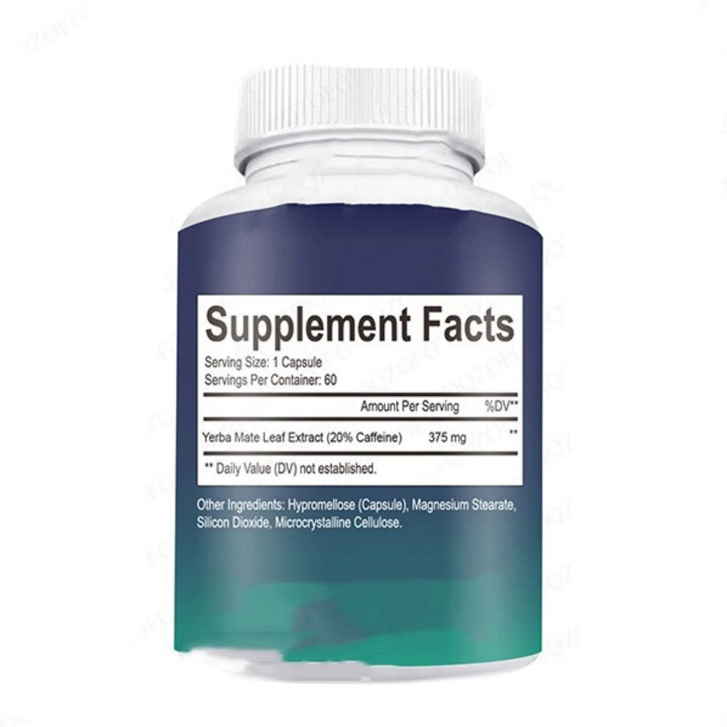 Container with 60 vitamin supplement capsules for nutritional support