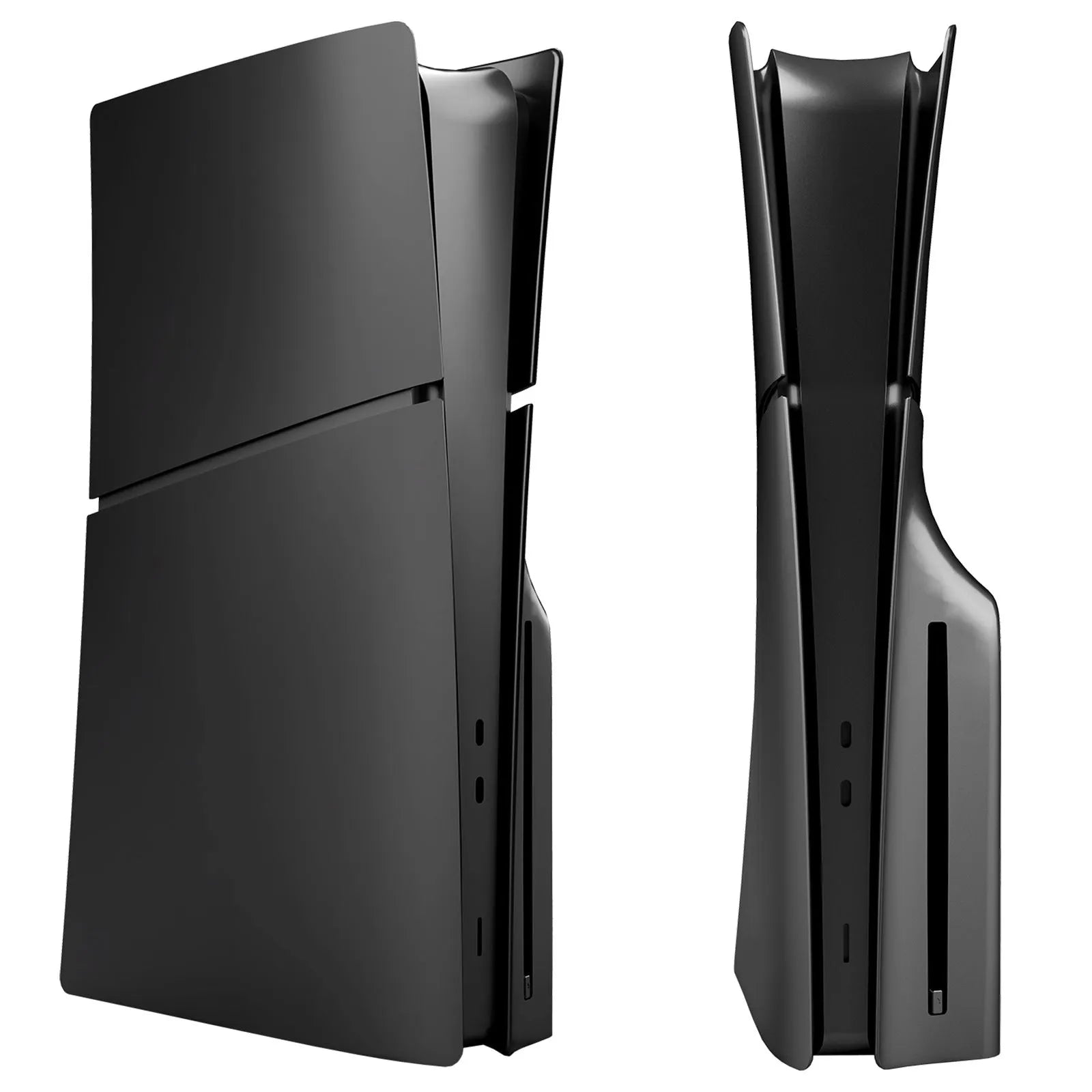 PS5 Slim protective shell replacement cover in ABS plastic showing four-piece design
