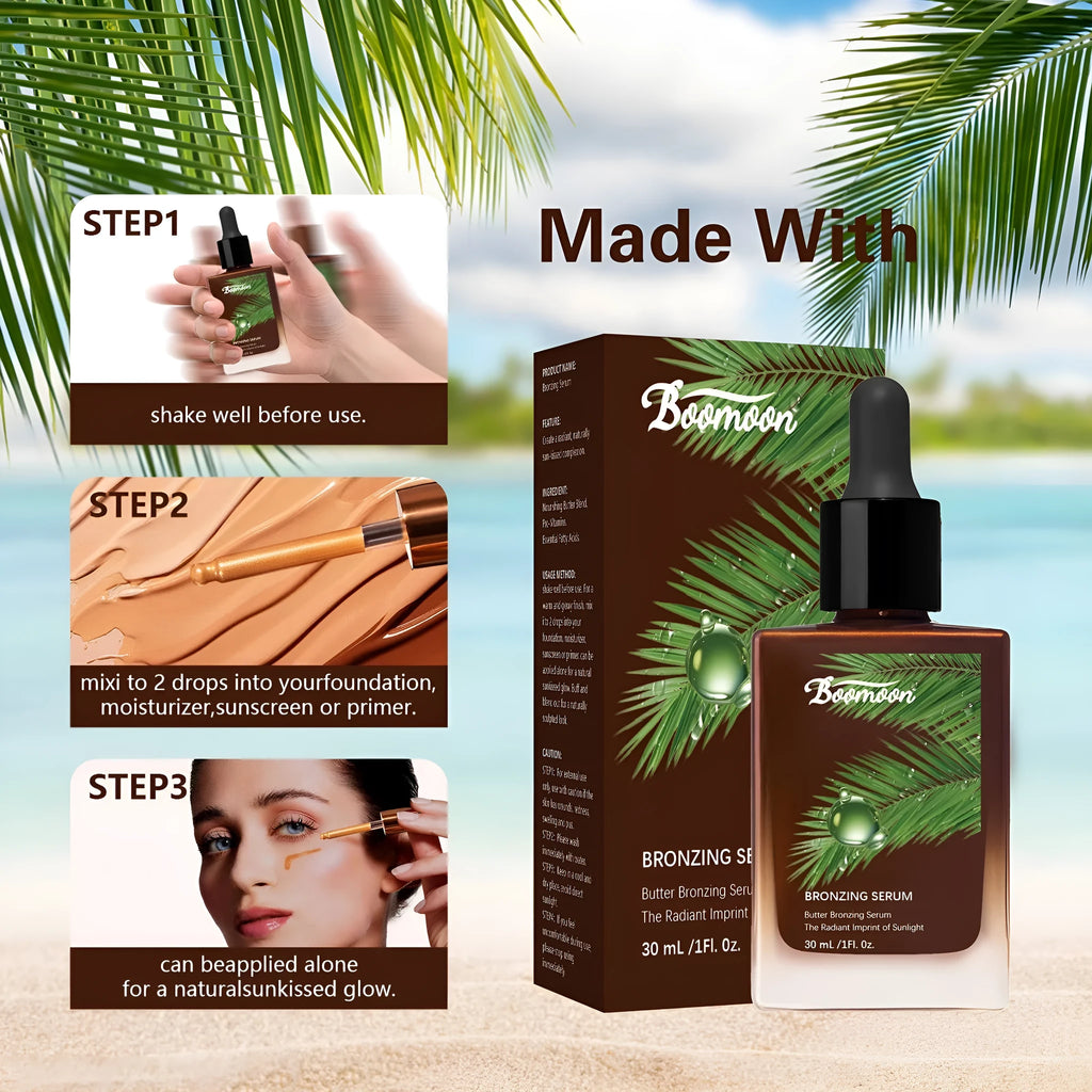Bronze Black Care Solution moisturising nursing solution in 30ml bottle measuring 101mm tall.