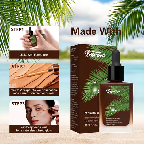Bronze Black Care Solution moisturising nursing solution in 30ml bottle measuring 101mm tall.