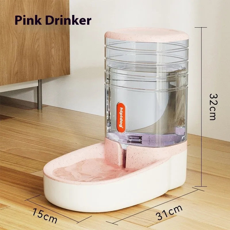 Large 3.8 litre automatic pet water fountain in blue for cats and dogs