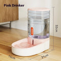 Large 3.8 litre automatic pet water fountain in blue for cats and dogs