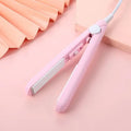 Mini hairdressing splint straightening clip for bangs hair perm with storage box in blue pink purple white yellow colours