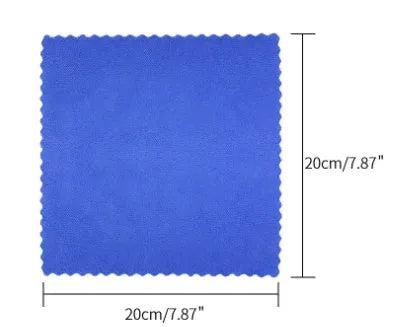 Automotive iron powder rust spray with blue square sponge and towel applicators in 30ml and 100ml sizes