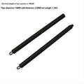 Two-segment push-and-pull fitness stick for yoga and Pilates resistance exercises.