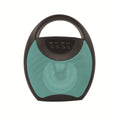 Portable Bluetooth speaker in black, blue, or pink colour with USB and SD card slots