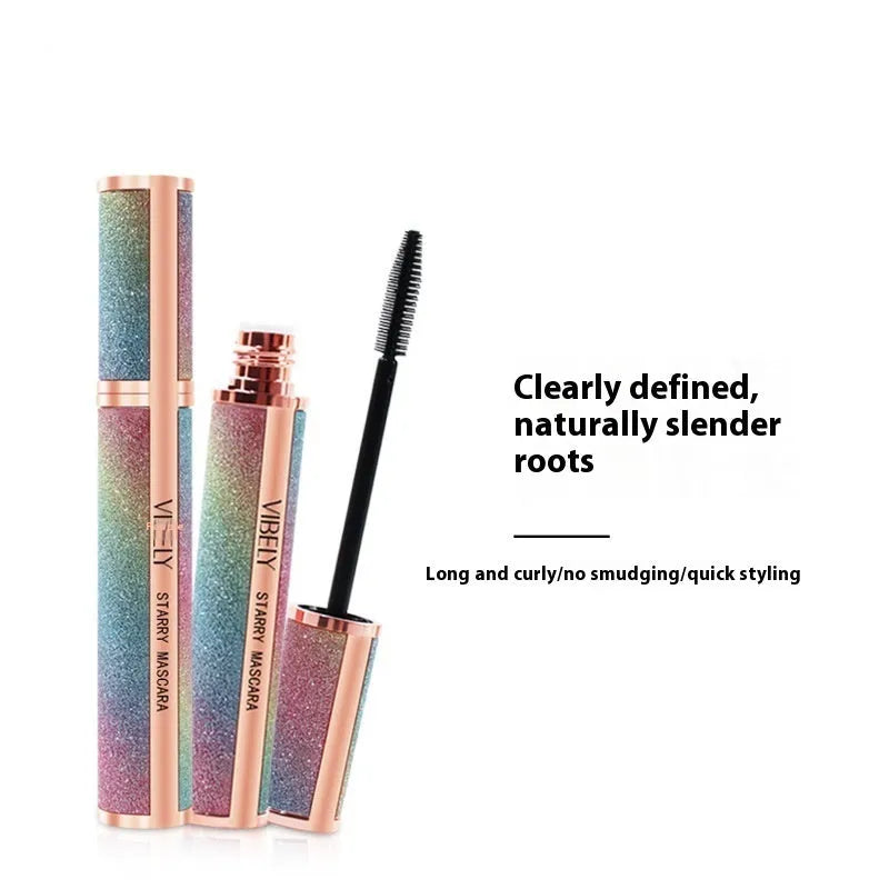 Black 4D waterproof mascara for volumising and curling lashes.