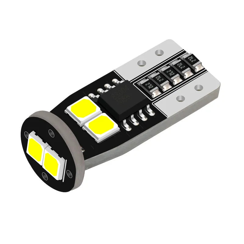 Small car license plate reading light with 10mm size and white light output