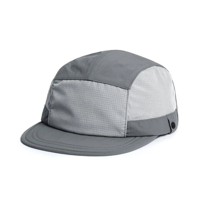 Polyester dome bucket hat in army green colour, size M for 56-58cm head circumference.