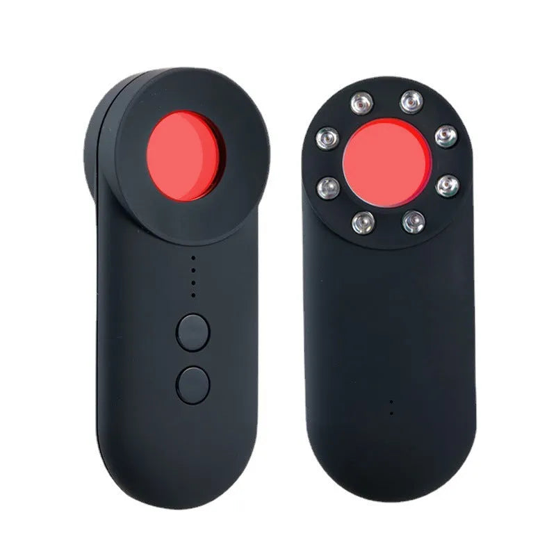 Black GPS signal detector with Micro USB port measuring 93.8mm long for anti-theft surveillance