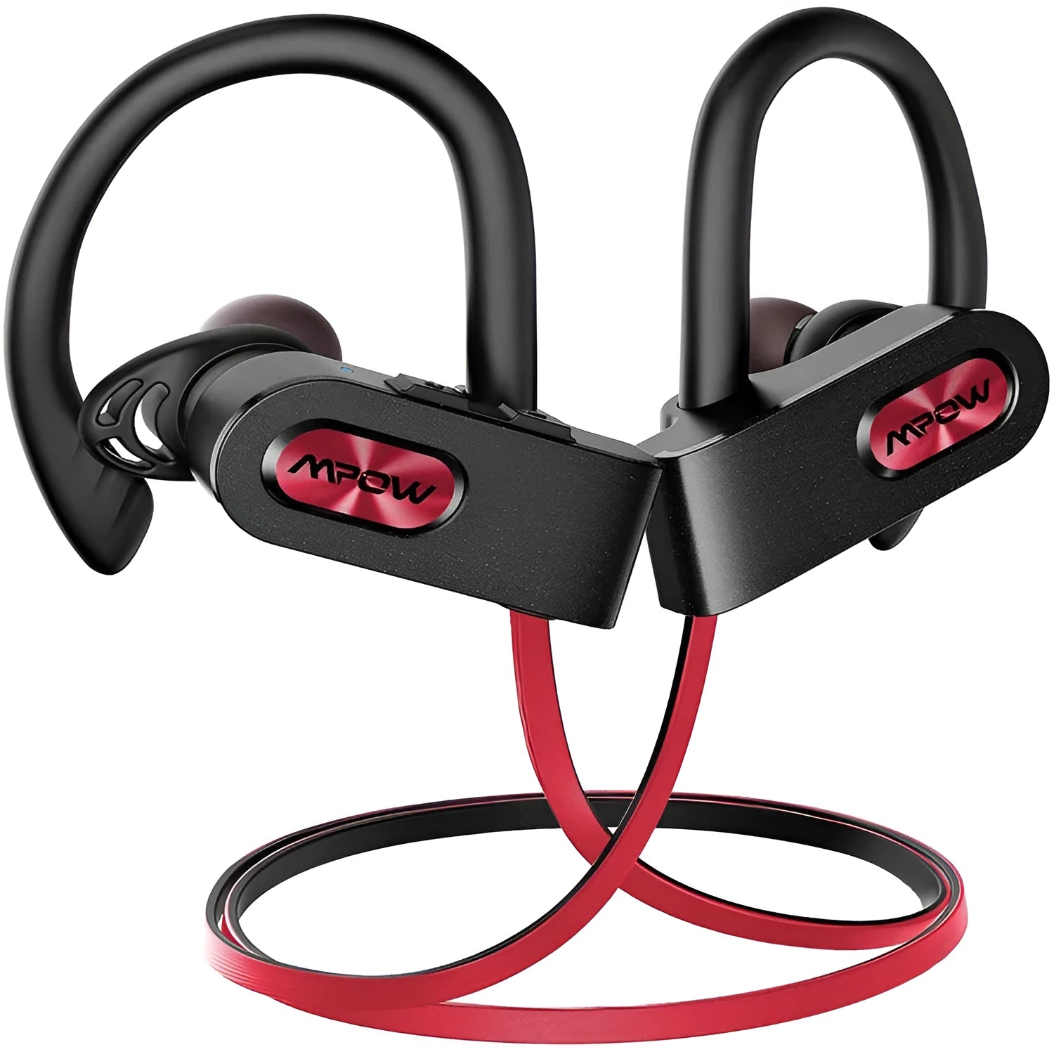 Flame2 hanging ear Bluetooth headset in red, black, or pink colour