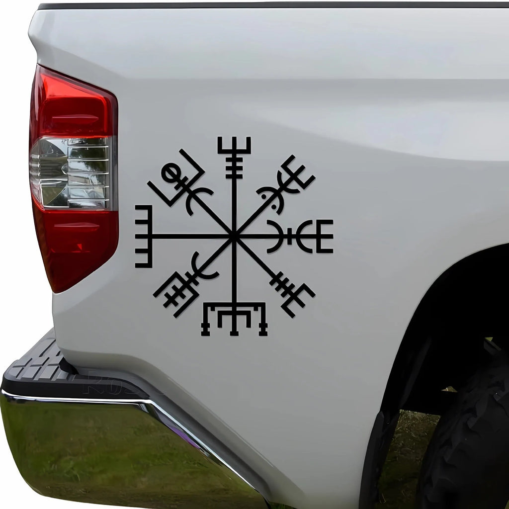 Vegetarian No Charm 13x13cm square vinyl car sticker for window decoration