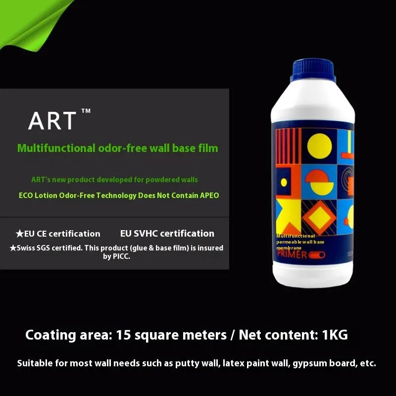 Glutinous Rice Glue E formaldehyde-free wallpaper adhesive in a 3-roll pack