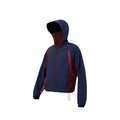 Thin nylon sun protective top with mesh stitching in desert brown colour