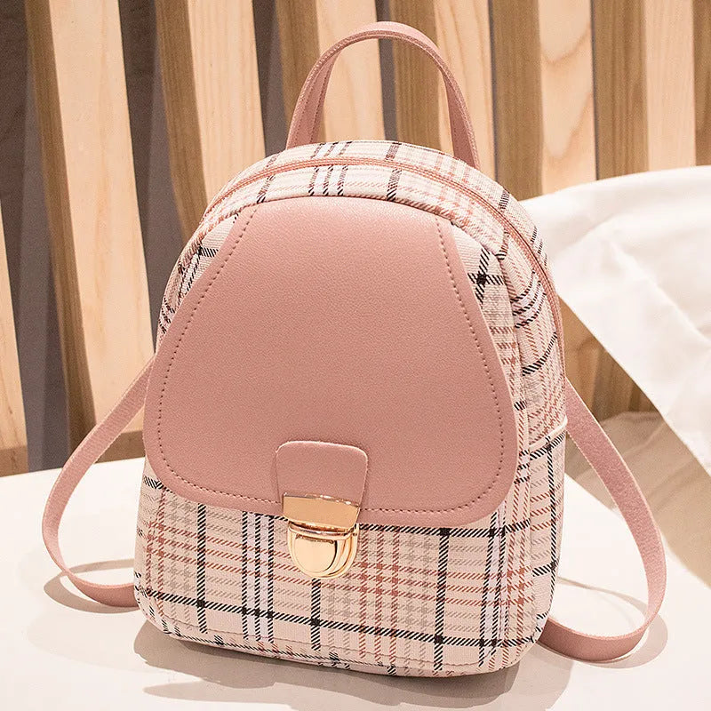 PU leather one shoulder diagonal phone bag in multiple colours showing crossbody wear