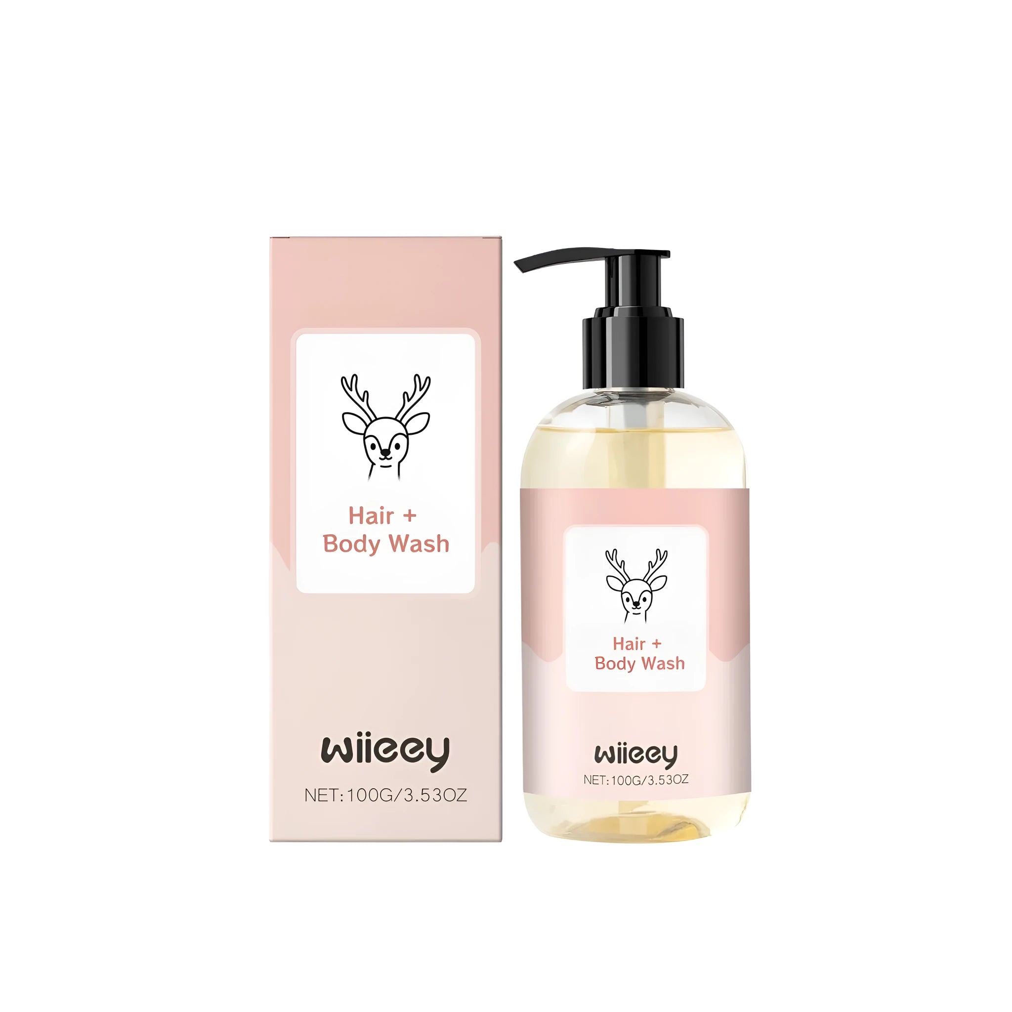 100g bottle of gentle baby bath lotion wash with low-sensitivity two-in-one formula for sensitive skin