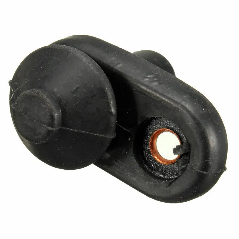 Black universal car interior door light switch replacement part with plastic housing and metal components