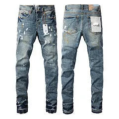 A pair of black slim fit skinny jeans with a straight leg and button fly closure on a mannequin.