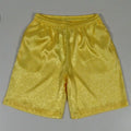 Men's black Tang Suit shorts with an elastic drawstring waistband, shown flat.