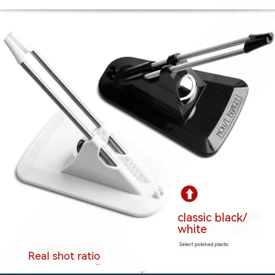 Desktop fastening clip coil clamp wire holder for cable management in black