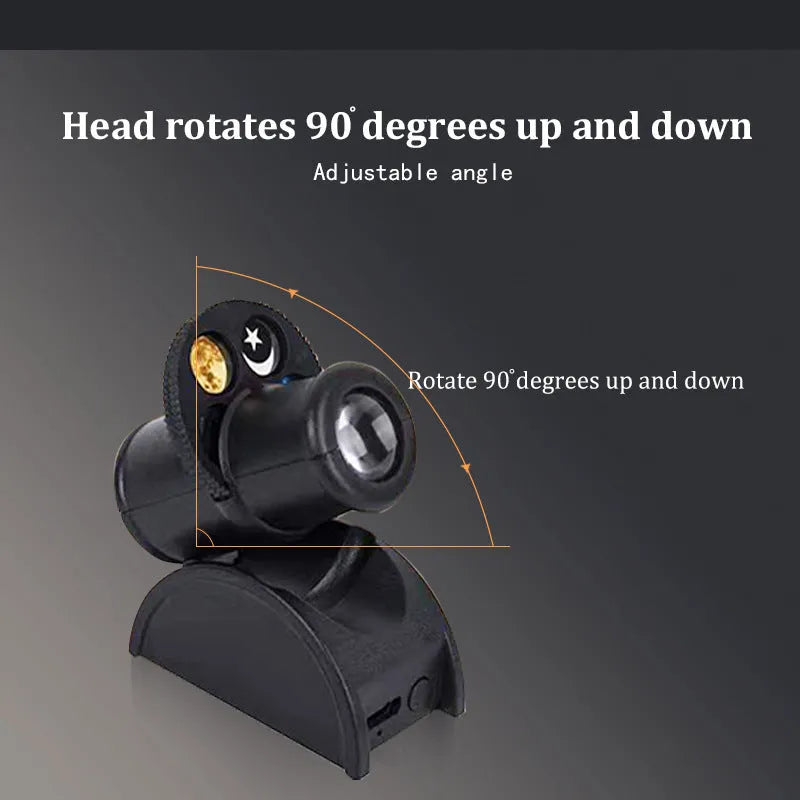 Star Starry Sky projection lamp USB charging with constellation slide film effect