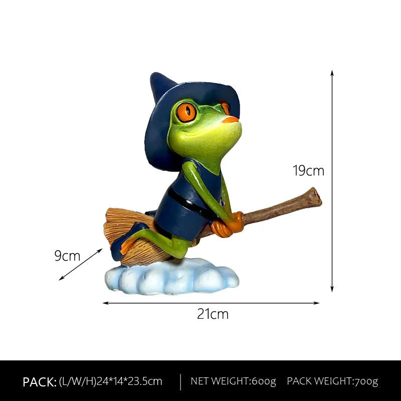 European style yoga frog ornament in RDW123 colour with plastic and resin construction for home decoration