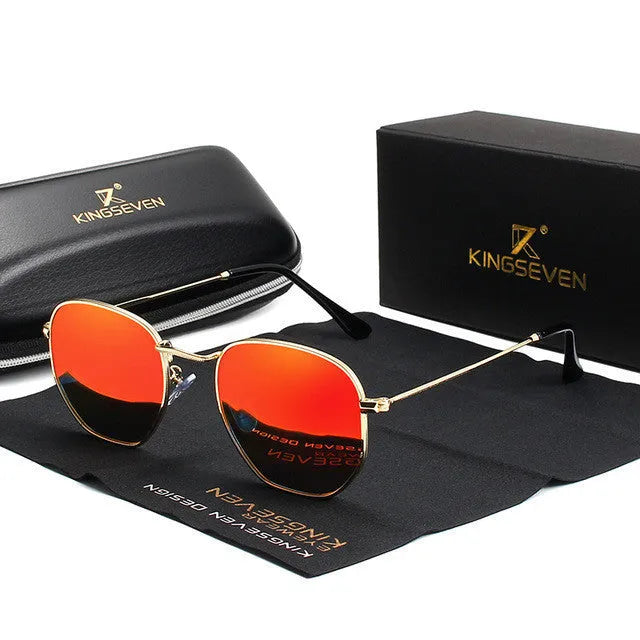 Classic round retro sunglasses for men, model A145124, on display.