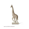 Wood colour European style resin giraffe decoration figurine on a surface