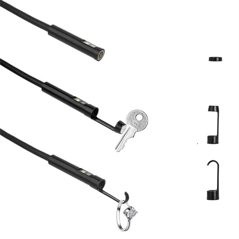 F300 wireless dual lens endoscope with IP68 waterproof rating and 5.5mm 8mm probe diameters