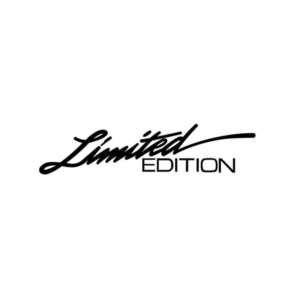 Reflective plastic bumper sticker showing dimensions 16cm long by 3.8cm wide
