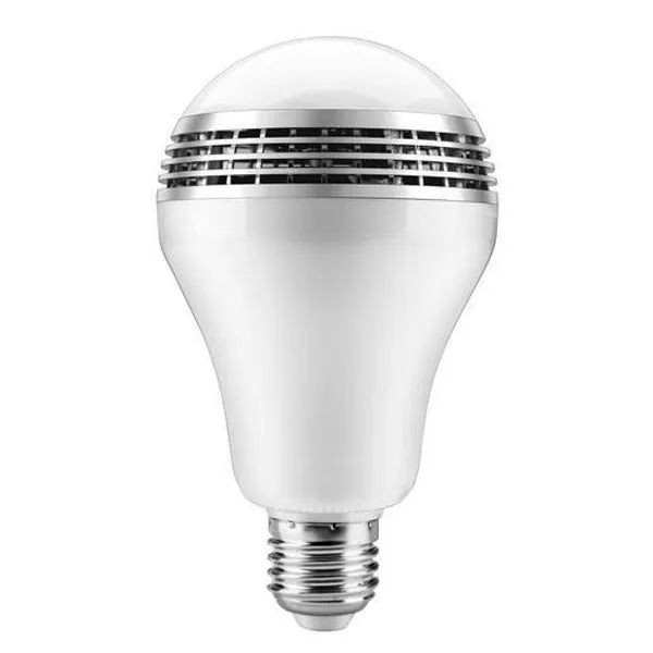 Creative Home LED smart Bluetooth speaker bulb light with E27 fitting and RGB+W colour changing
