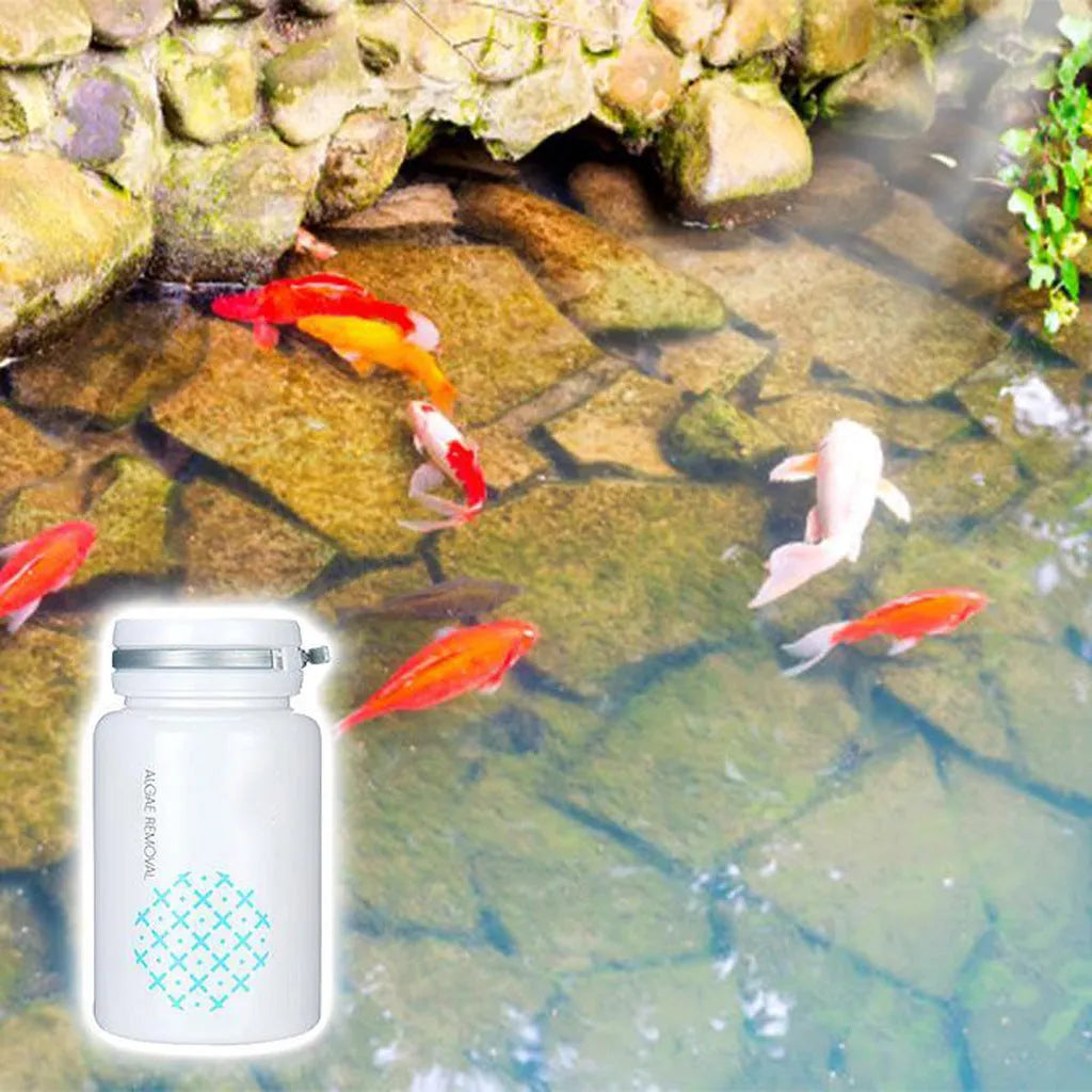 50g swimming pool algaecide tablet for removing green water and preventing algae in pools and aquariums.