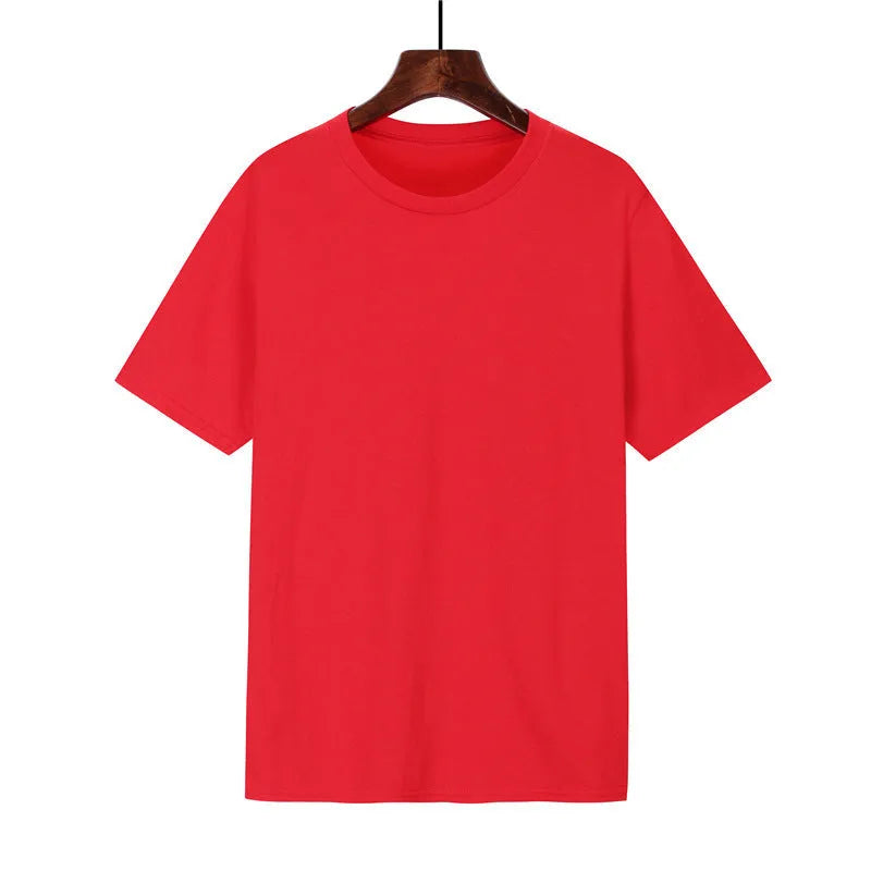 Cotton men's loose fit t-shirt in multiple colours with short sleeves and printed design