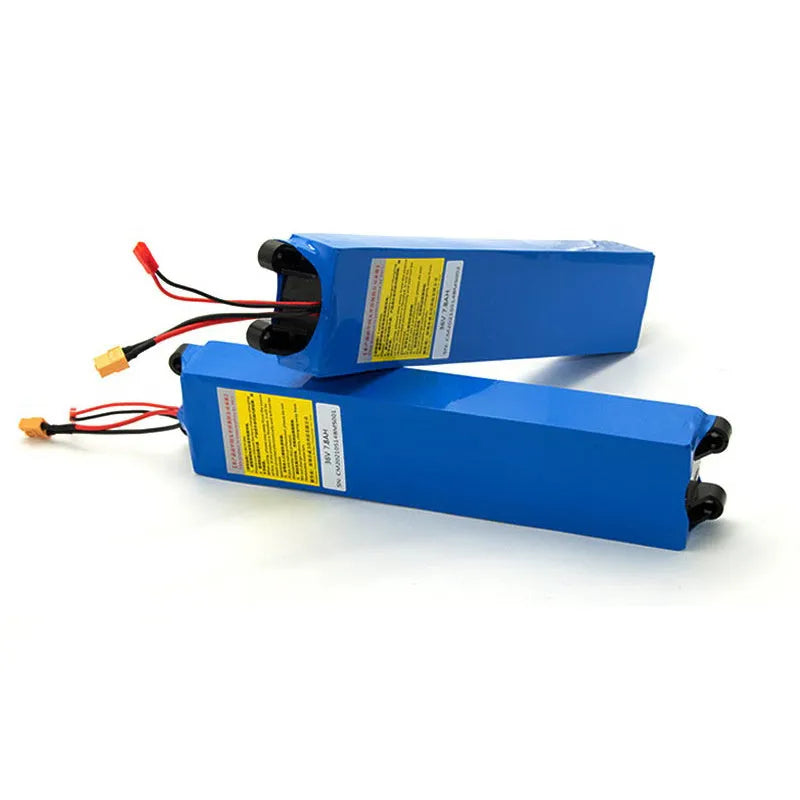 36 volt lithium battery pack for electric scooter with 6.6Ah, 7.8Ah and 10.4Ah capacity options.