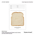Today's Happy Series Message Sticky Notes pad showing four colour options and 120x80x4mm dimensions