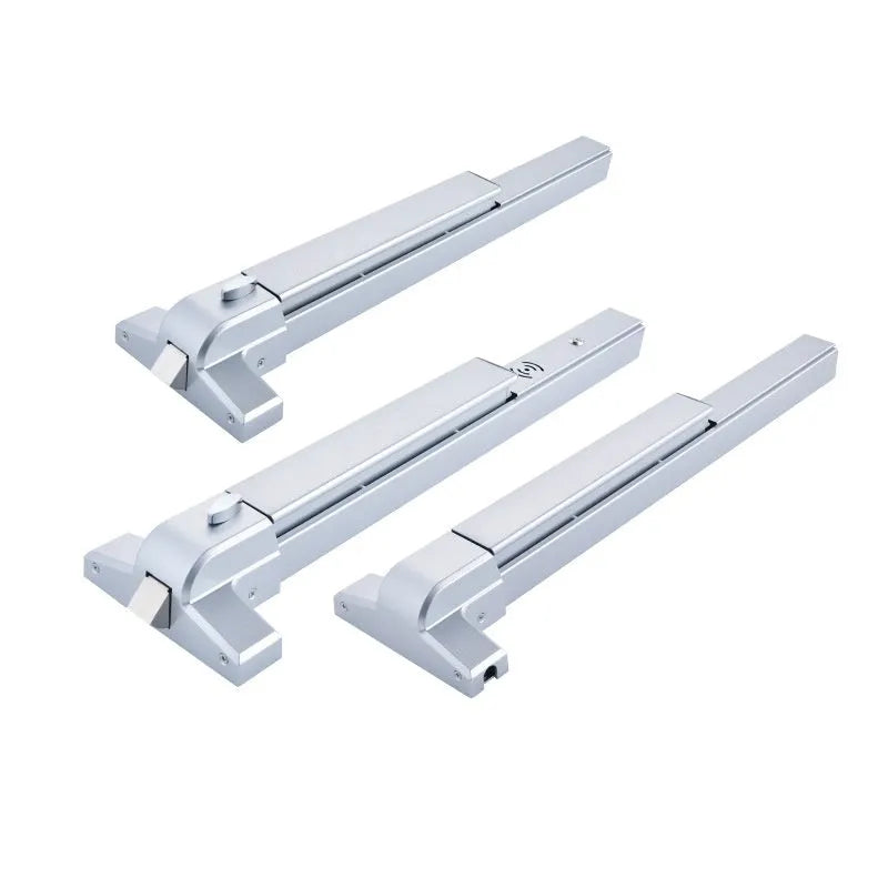 Stainless steel fireproof door push lock with external handle for 65cm single doors