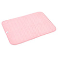 Double-sided thermal dog bed in brown cloth with thermal backing, size 71x51cm or 107x71cm, for small and medium dogs