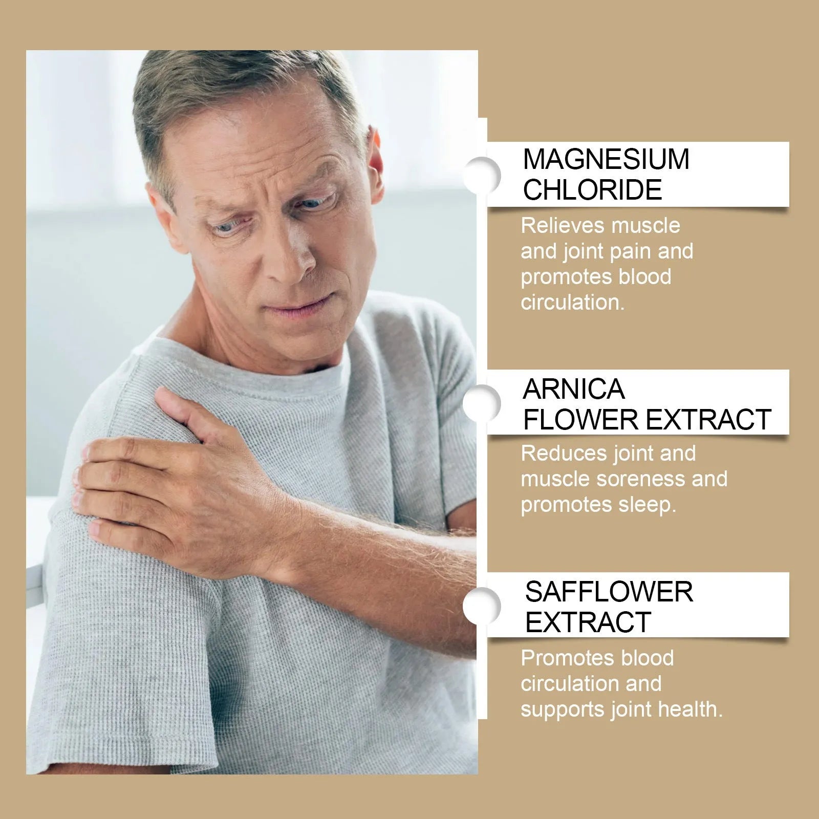 114g jar of magnesium cream for post-exercise body care