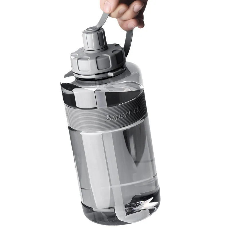 Plastic large capacity PC cup with straw, available in multiple sizes and colours