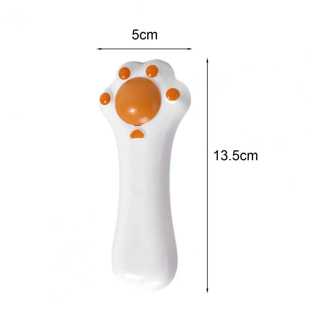 Colourful cartoon cat design massage comb dental toy with catnip compartment