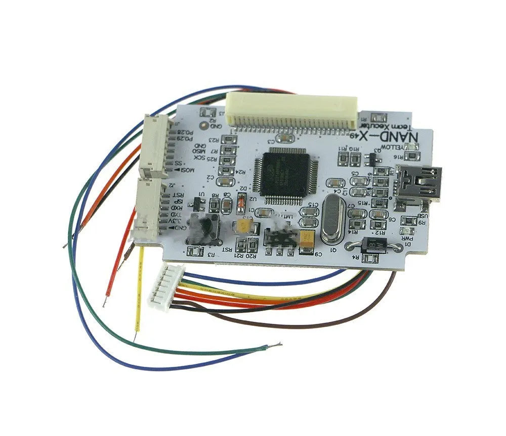 Brush chip tool for cleaning electronic circuit boards and components