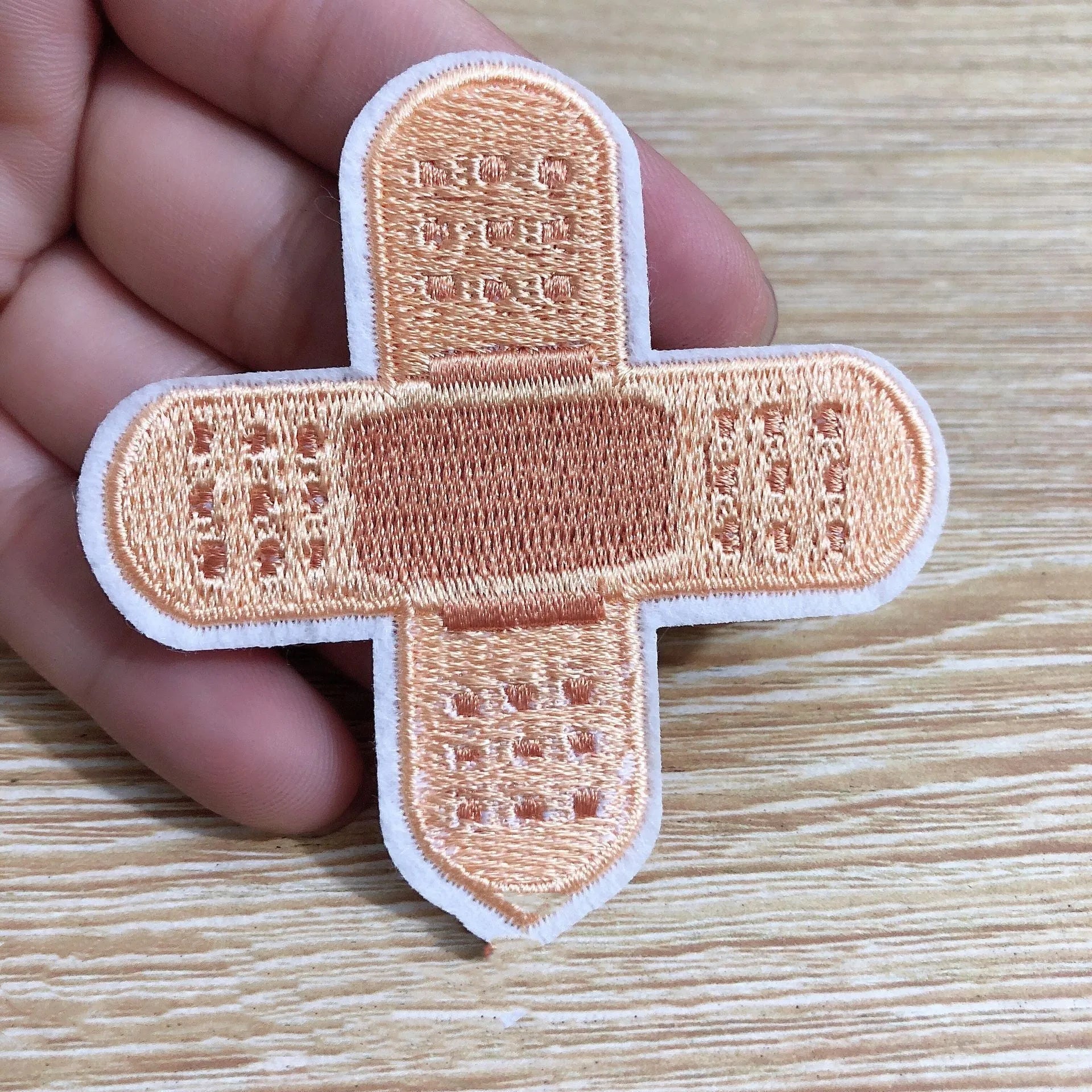 Embroidered textile patch badges with detailed lace craft embroidery for clothing decoration